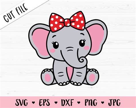 Download 70+ Cute Baby Elephant SVG Free Commercial Use
